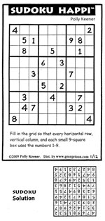 Sudoku Happi by Polly Keener